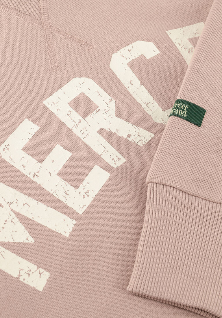 zand mercer amsterdam sweater mercer logo sweat