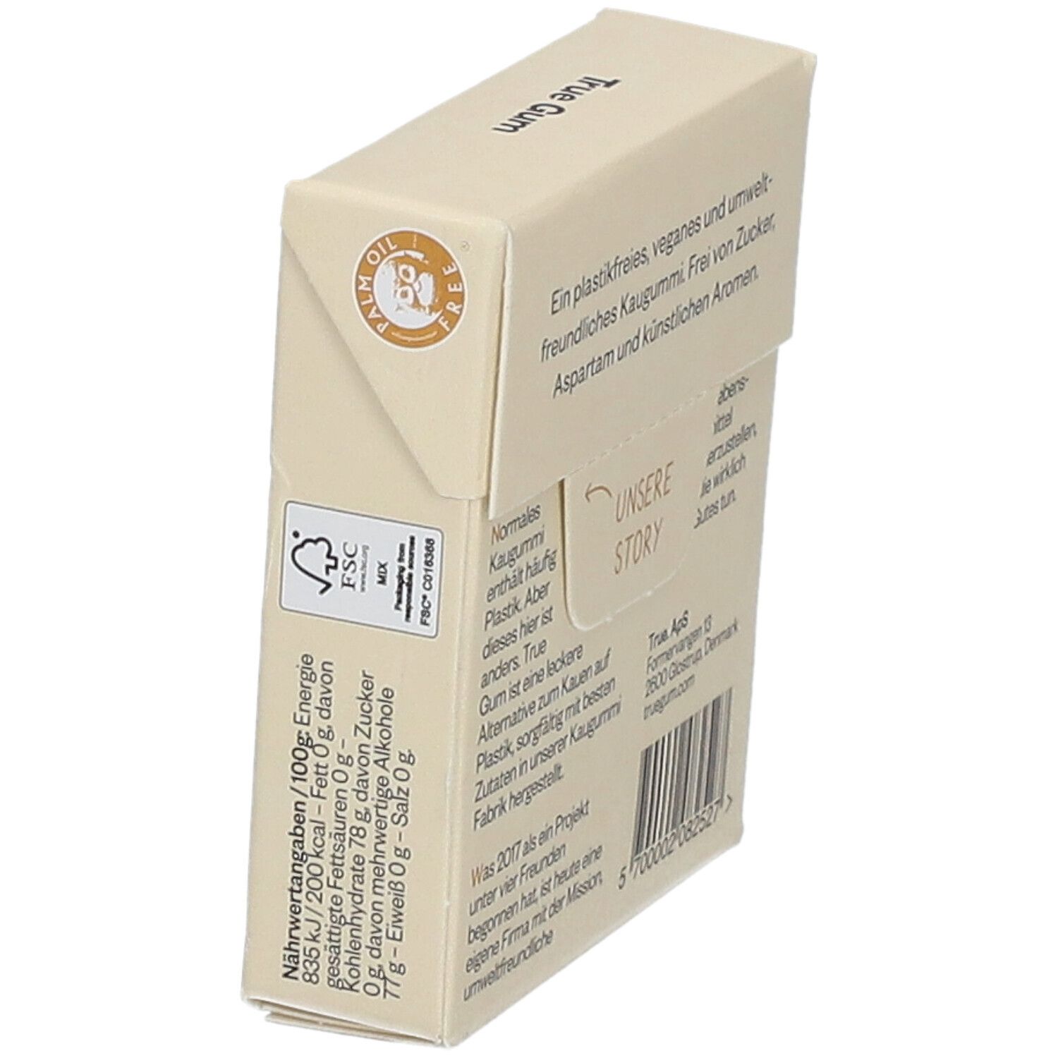 True Gum  Ingwer & Kurkumageschmack