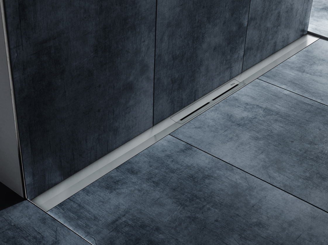 TECEdrainprofile douchegoot profielset 80cm geborsteld RVS