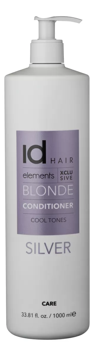 IdHAIR Elements Xclusive Blonde Conditioner Silver - 1000 ml.