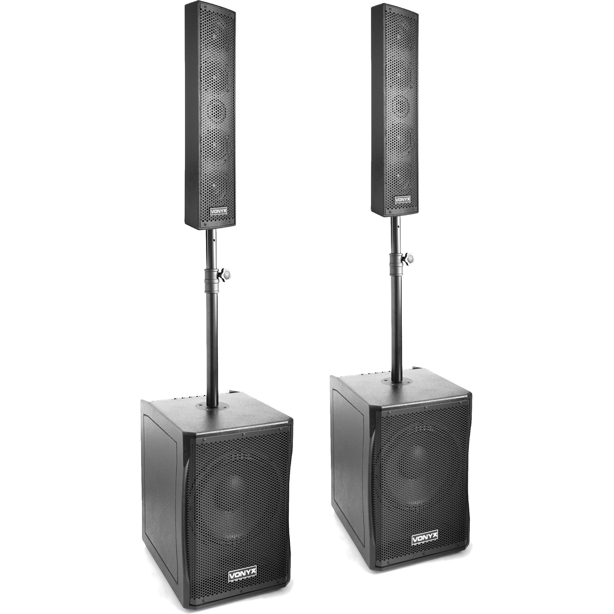 Vonyx VX1200 stereo speaker-zuilsysteem
