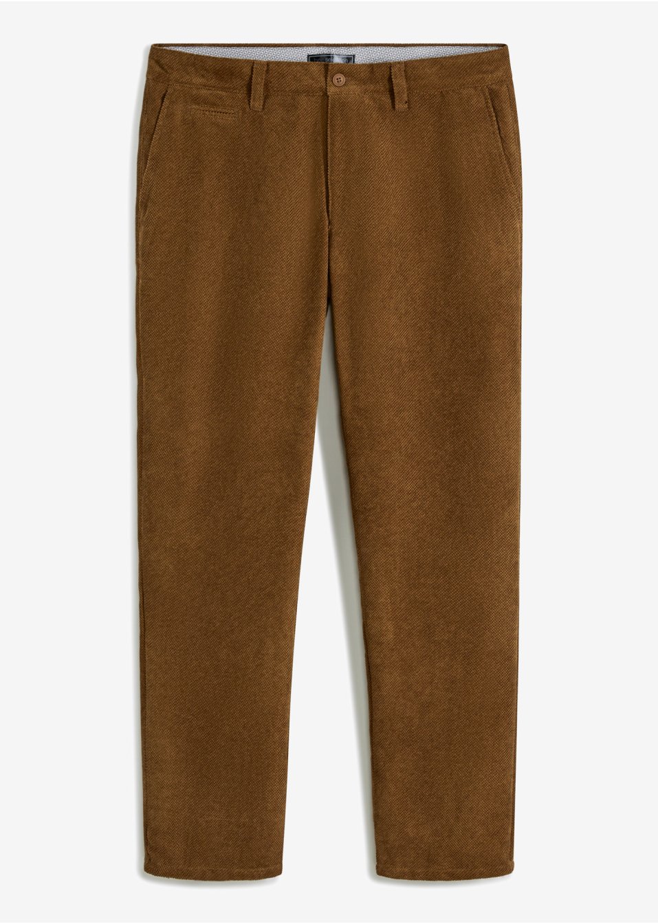 Pantalon chino en velours côtelé Regular Fit, Straight