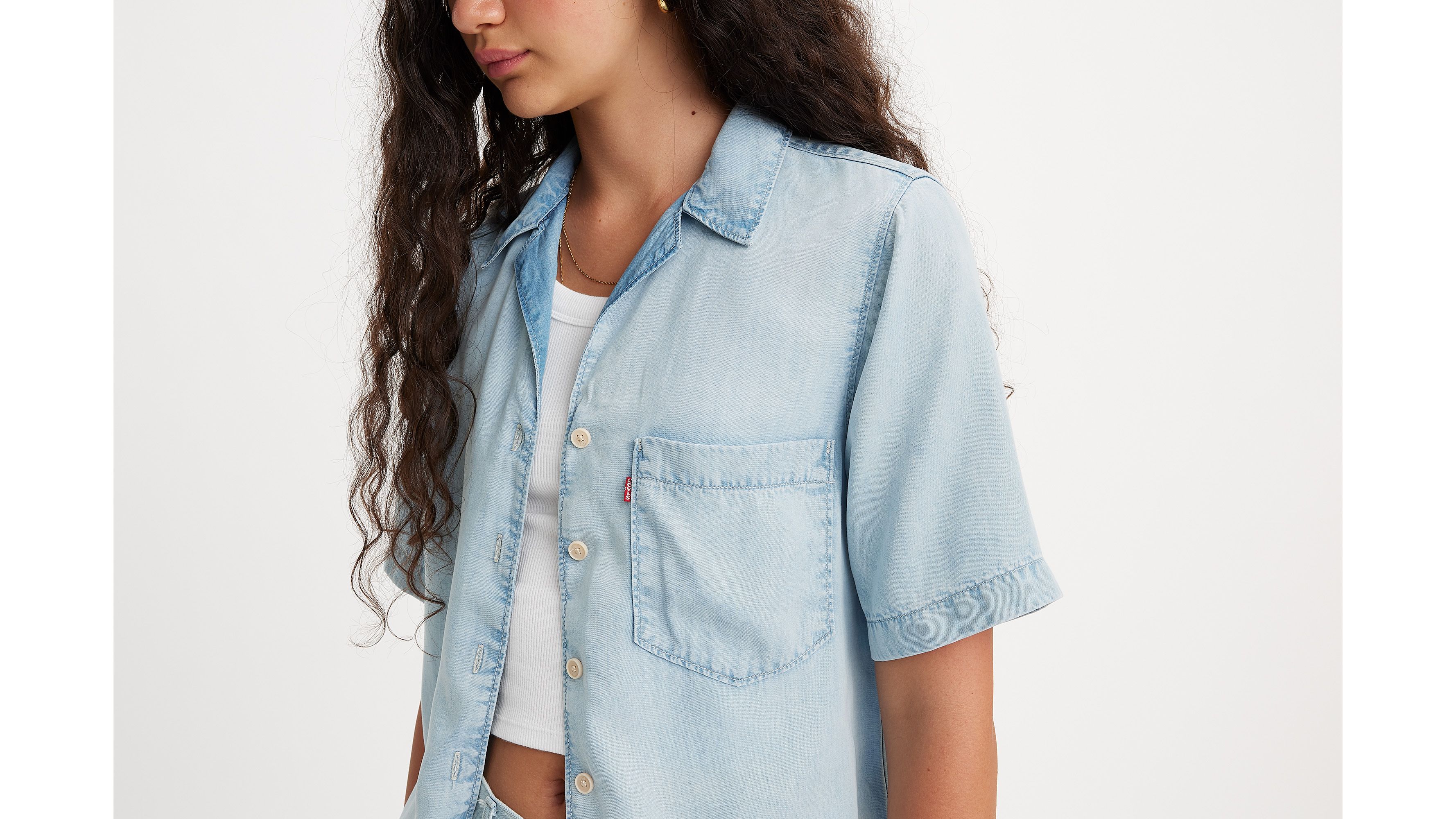 Chemise Resort Joyce Lightweight - Cool Poole 3 - Bleu