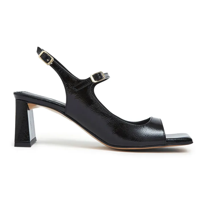 Souliers Martinez Sandales Clavel | Noir