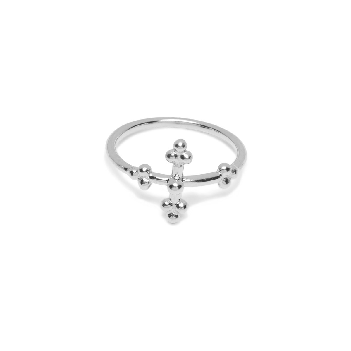 Bague argent croix