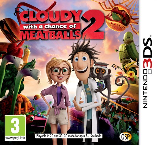 Cloudy with a Chance of Meatballs 2- Nintendo 3DS