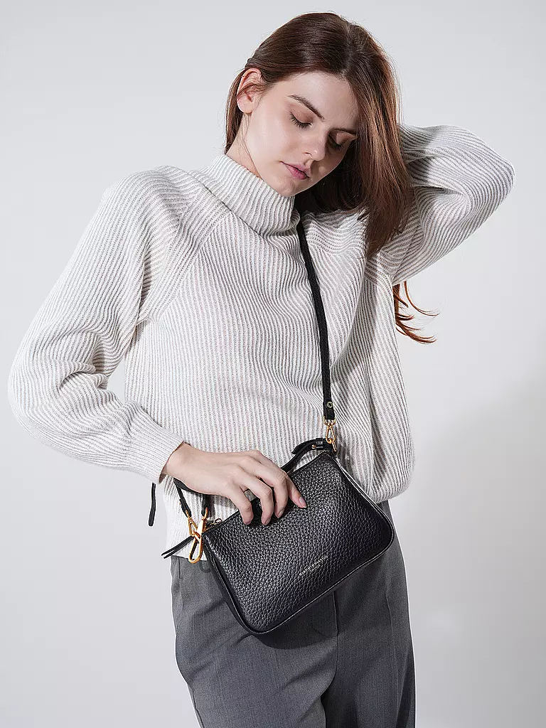 GIANNI CHIARINI Ledertasche - Mini Bag BROOKE schwarz