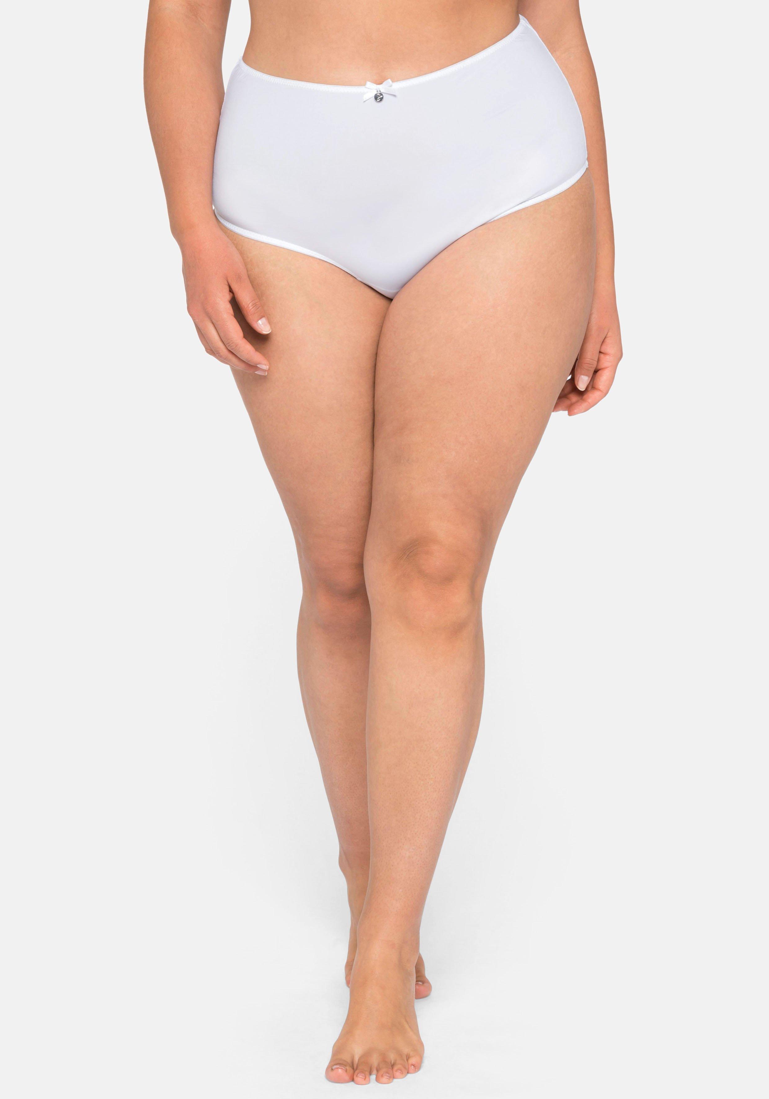 String im High-Waist-Schnitt mit breitem Bund