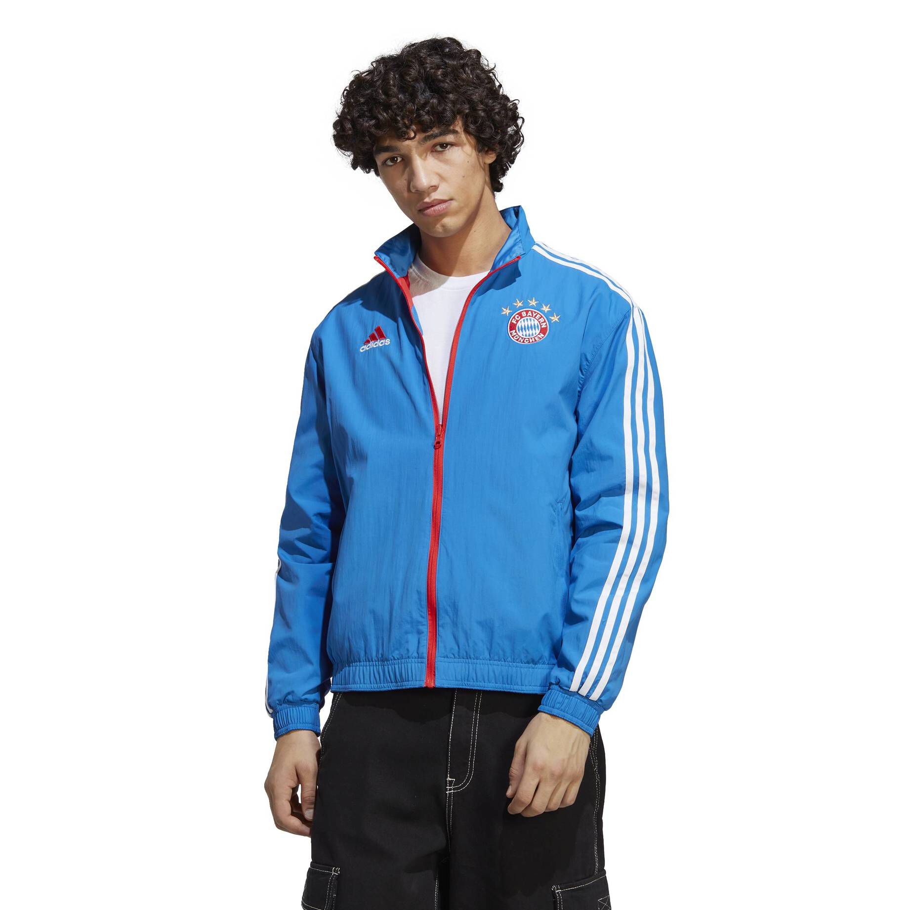 adidas Performance| Herren Fußball-Wendejacke FC BAYERN MÜNCHEN ANTHEM
