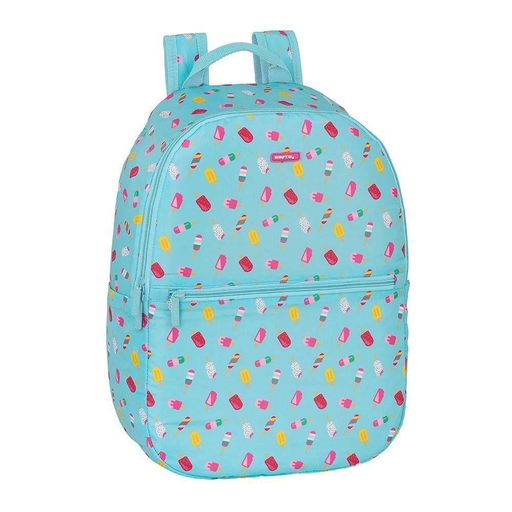 Mochila dobrável sabor sorvete 41x29x12