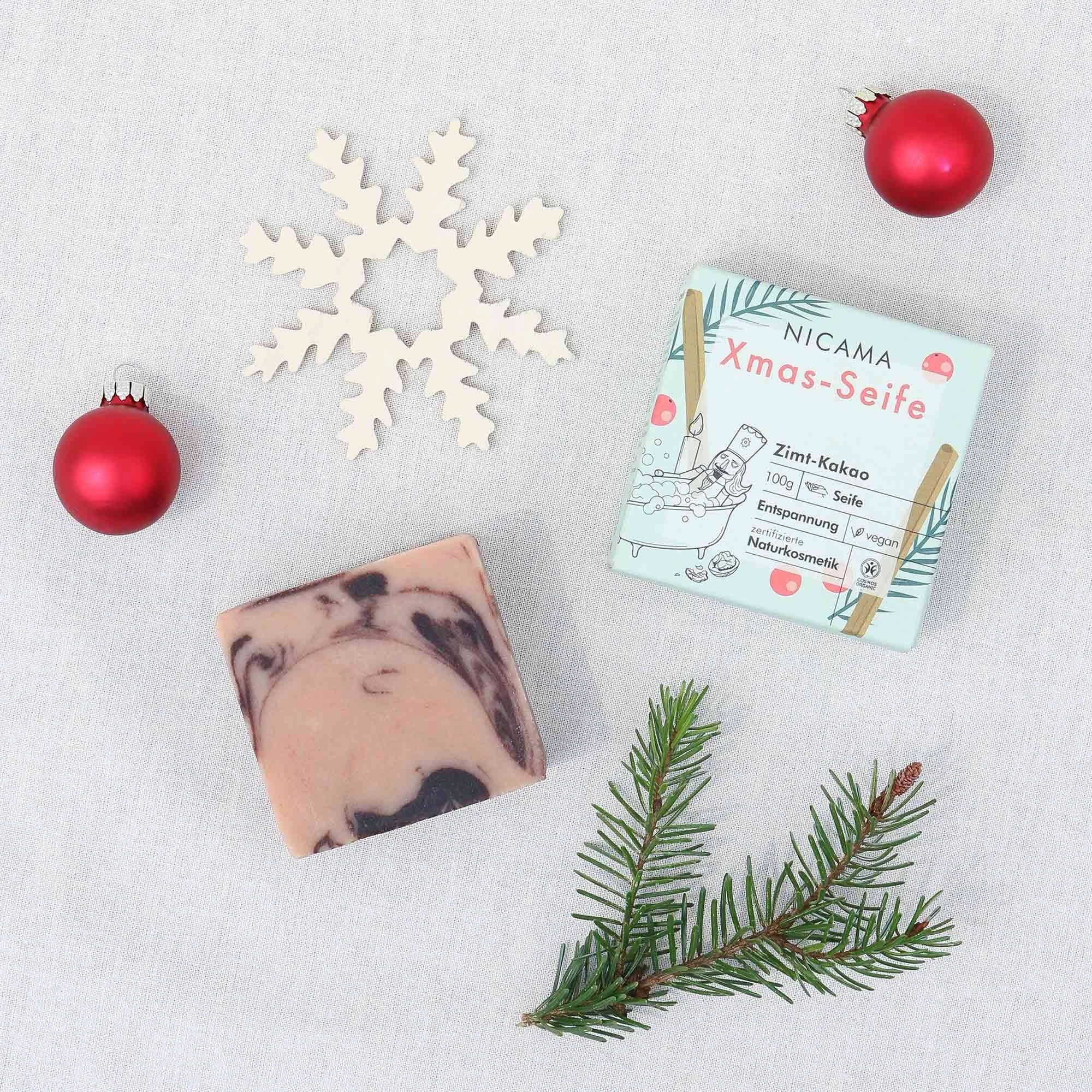 NICAMA  Xmas-Seife Zimt-Kakao, 100 g