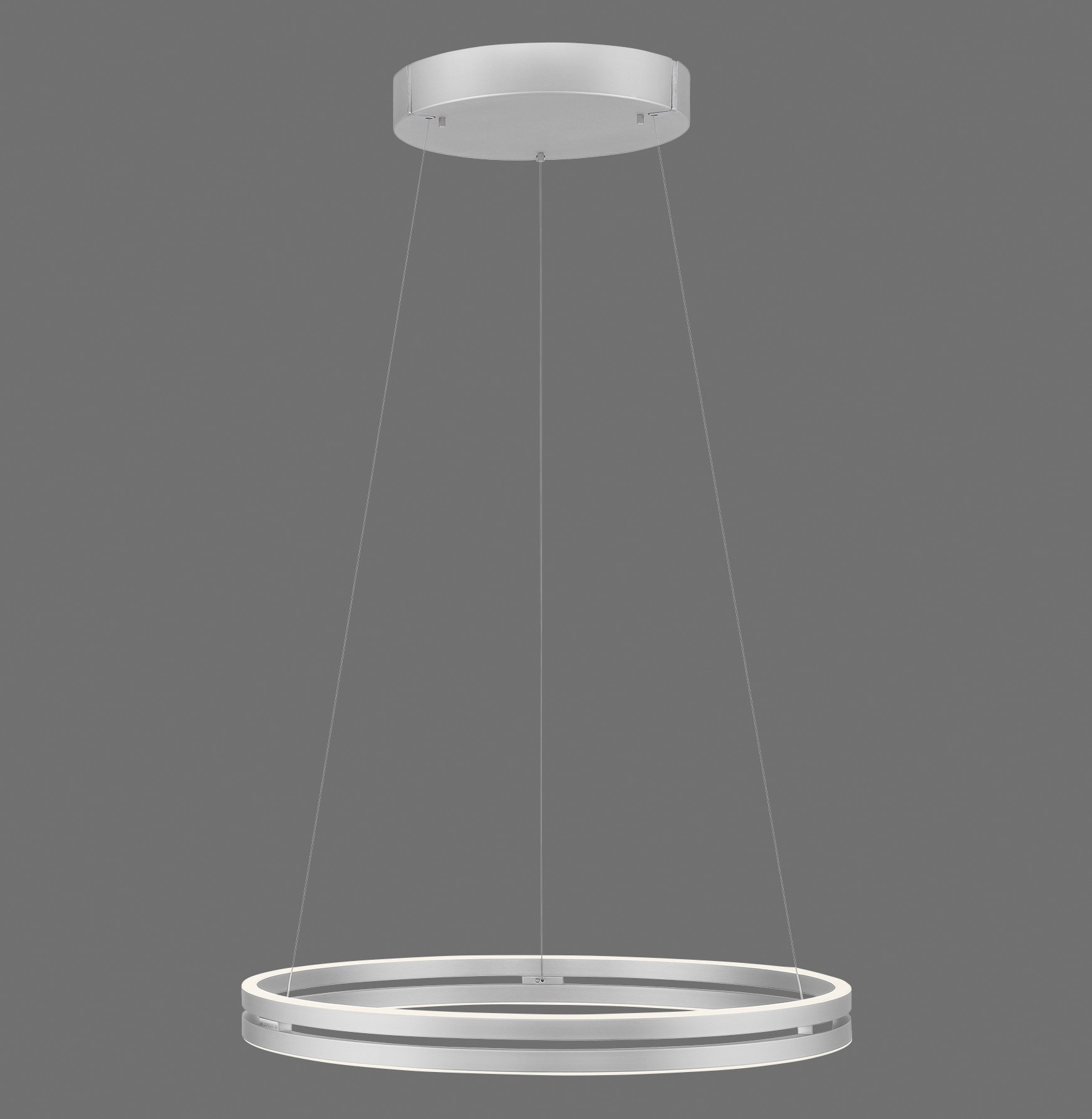 Paul Neuhaus LED Balkenpendel PURE E-LOOP 2-flg alufarbig