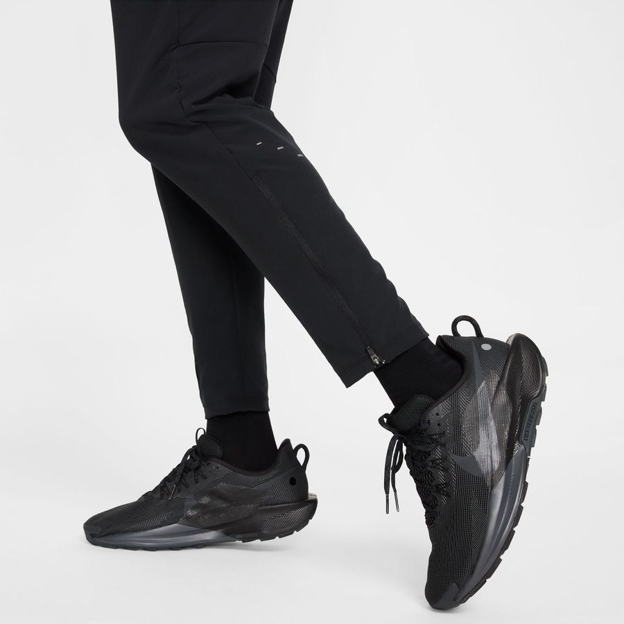 Nike Pantalon de running Dri-FIT Stride Woven - Noir/Argenté