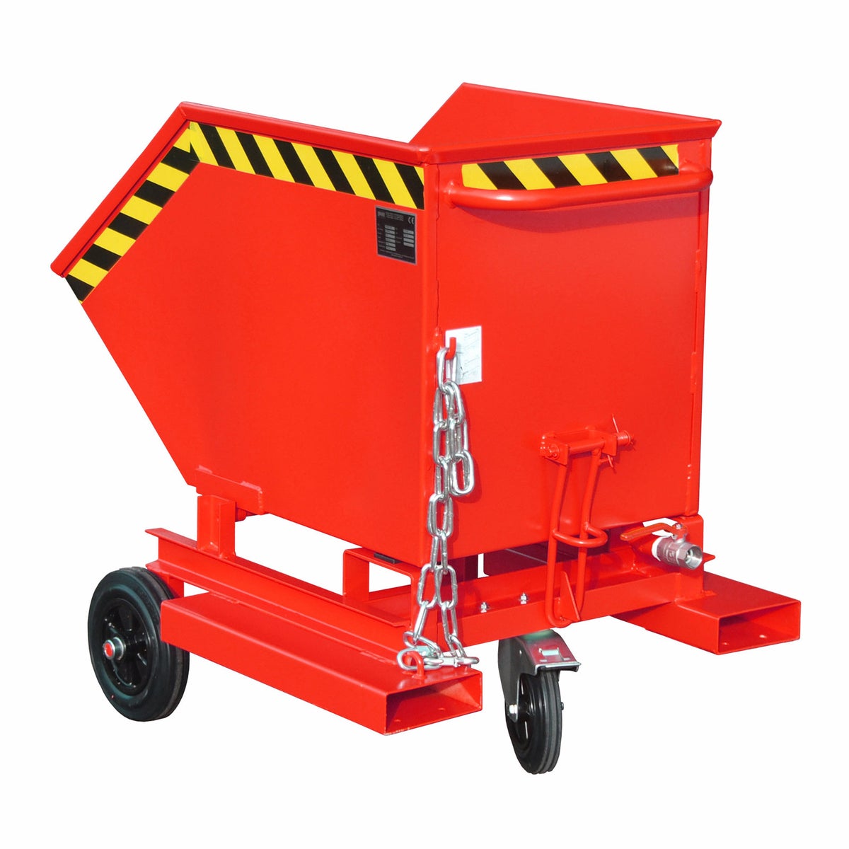 Bauer chipwagen SKW-ET 250, geschilderd, vuurrood
