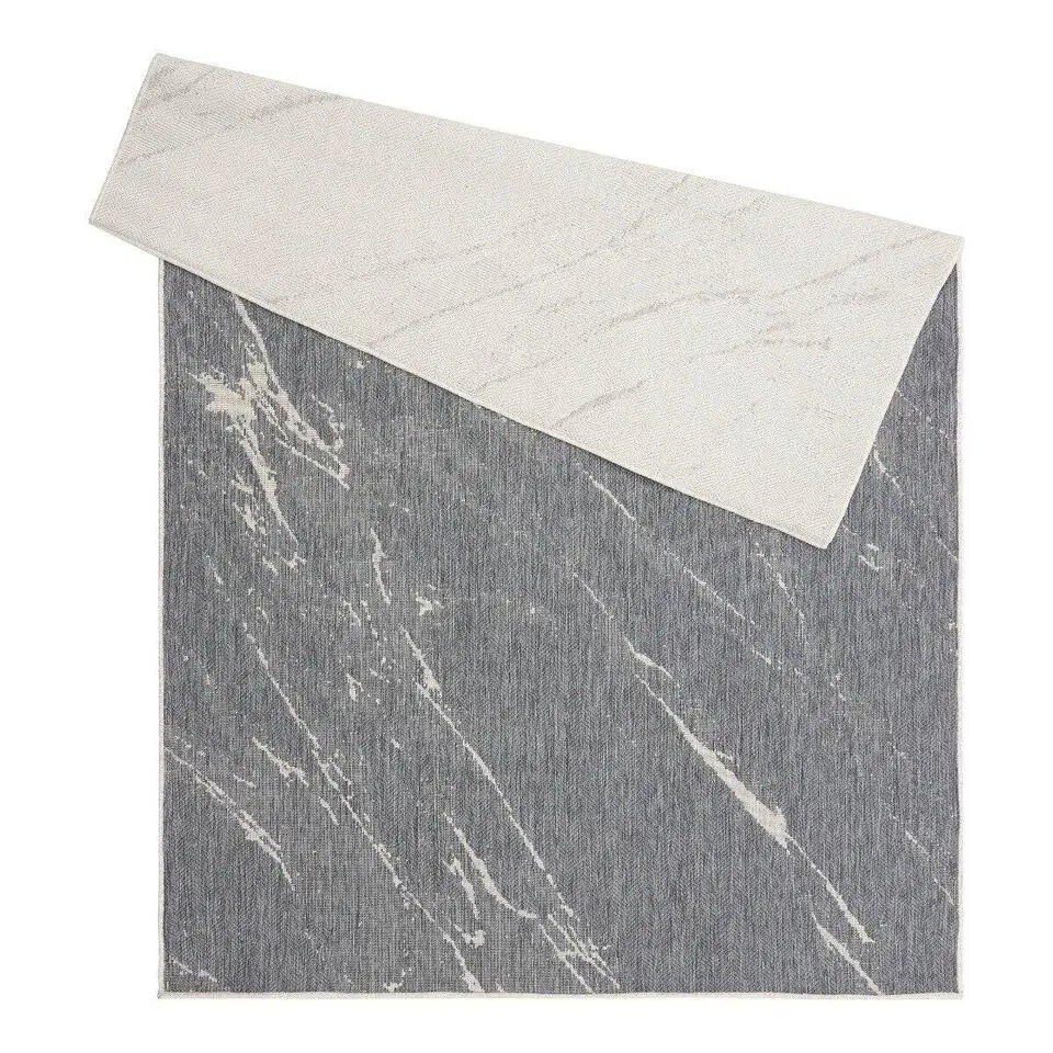 Eva Interior Buitenkleed Marble grijs/wit - 230 x 160 cm