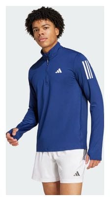 Haut 1/2 zip Adidas Own The Run Bleu Homme