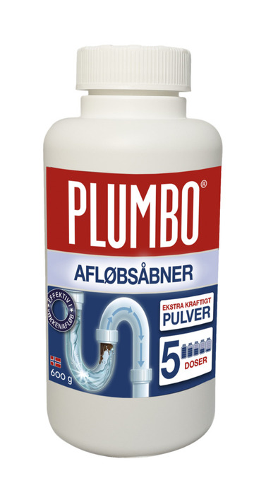 Plumbo Afløbsåbner Pulver 600 g
