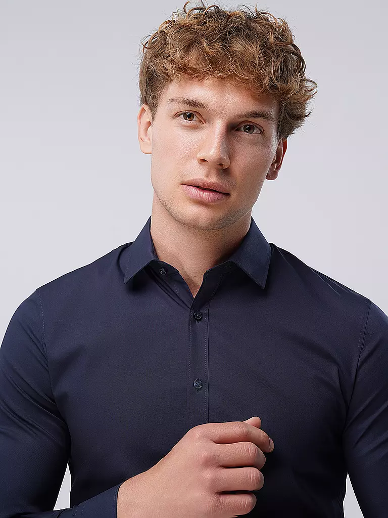 OLYMP NO.6 Business Hemd Super Slim blau