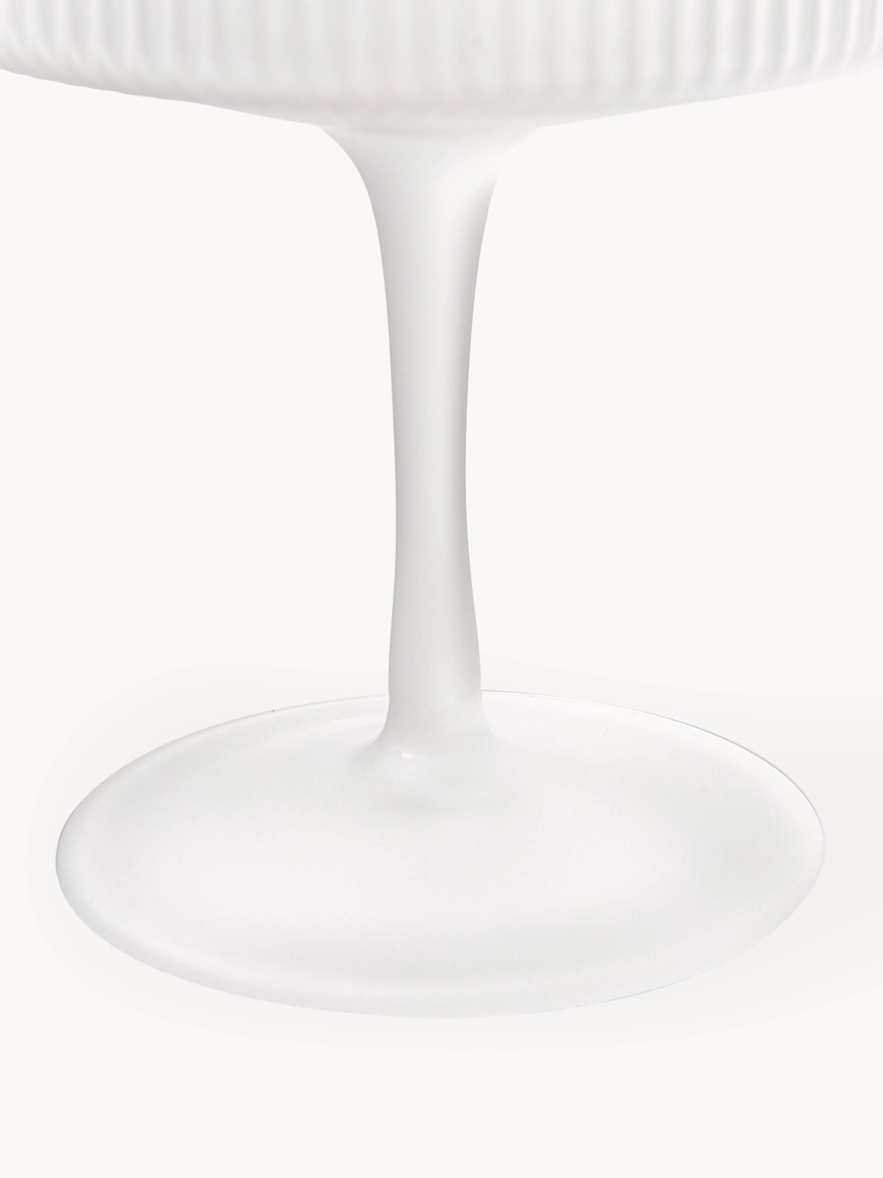 Mondgeblazen champagneglazen Ripple met groefreliëf, 2-delig