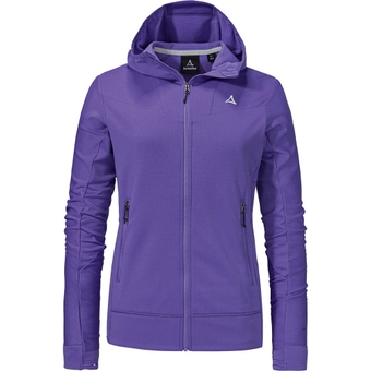 Schöffel Blaueis Hooded Fleecejacke Purple Power Damen