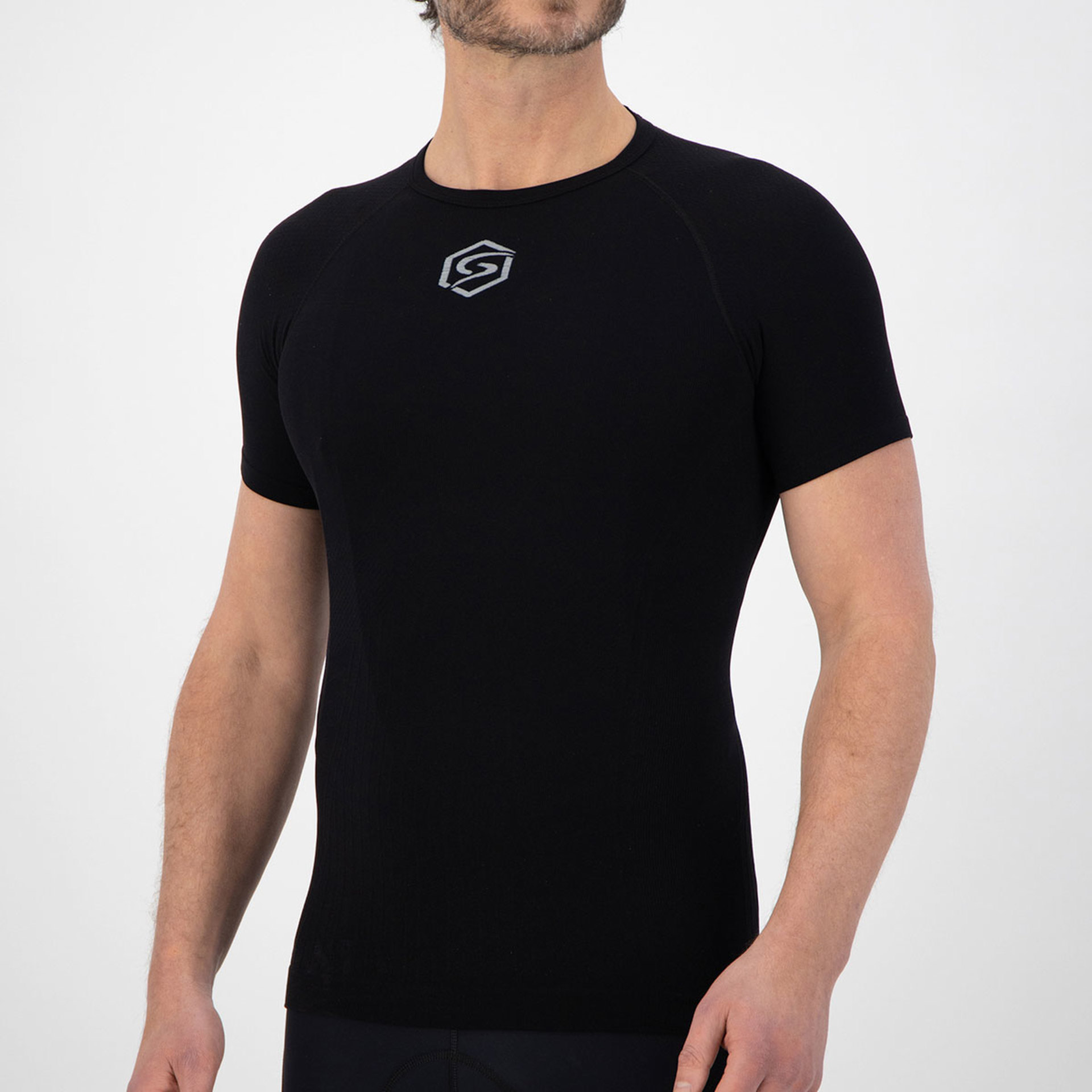 FUTURUM Xtra Cool Recycled Ondershirt Korte Mouwen Zwart 2-Pack