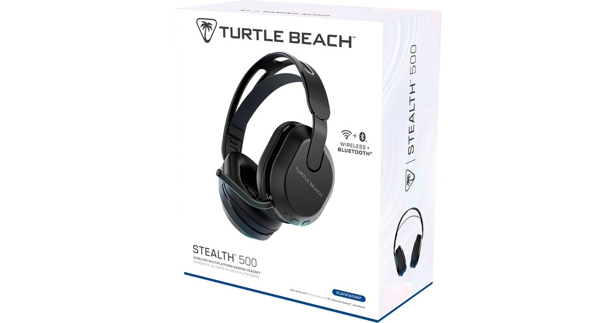 Turtle BeachStealth 500 over-ear gaming headset  (Zwart, PlayStation 4 / 5, iOS, Android, Pc, Nintendo Switch)