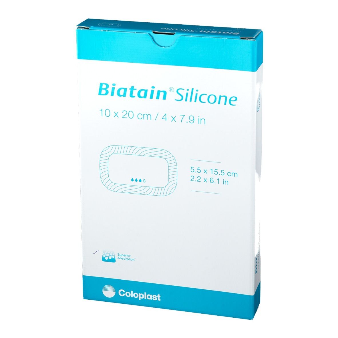 BIATAIN® Silicone Schaumverband 10 x 20 cm