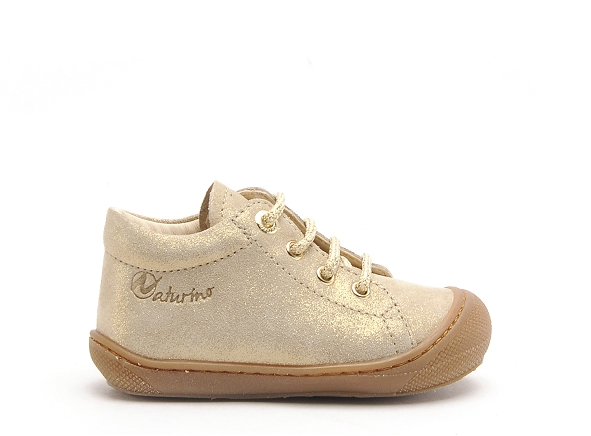 Naturino boots bottine bebe cocoon suede glitter or