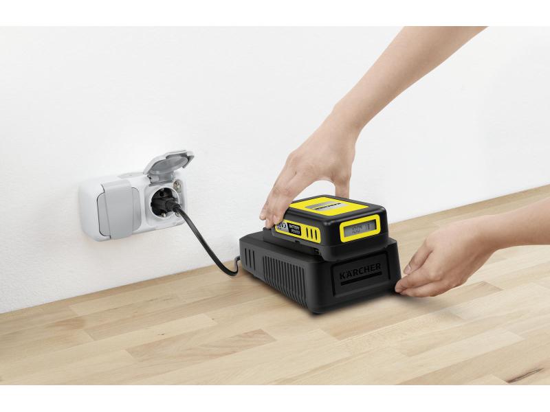 Kärcher Professional Akku und Ladegerät Battery Power 18 V/ Kärcher Starter Kit Battery Power 18 V/2.5 Ah