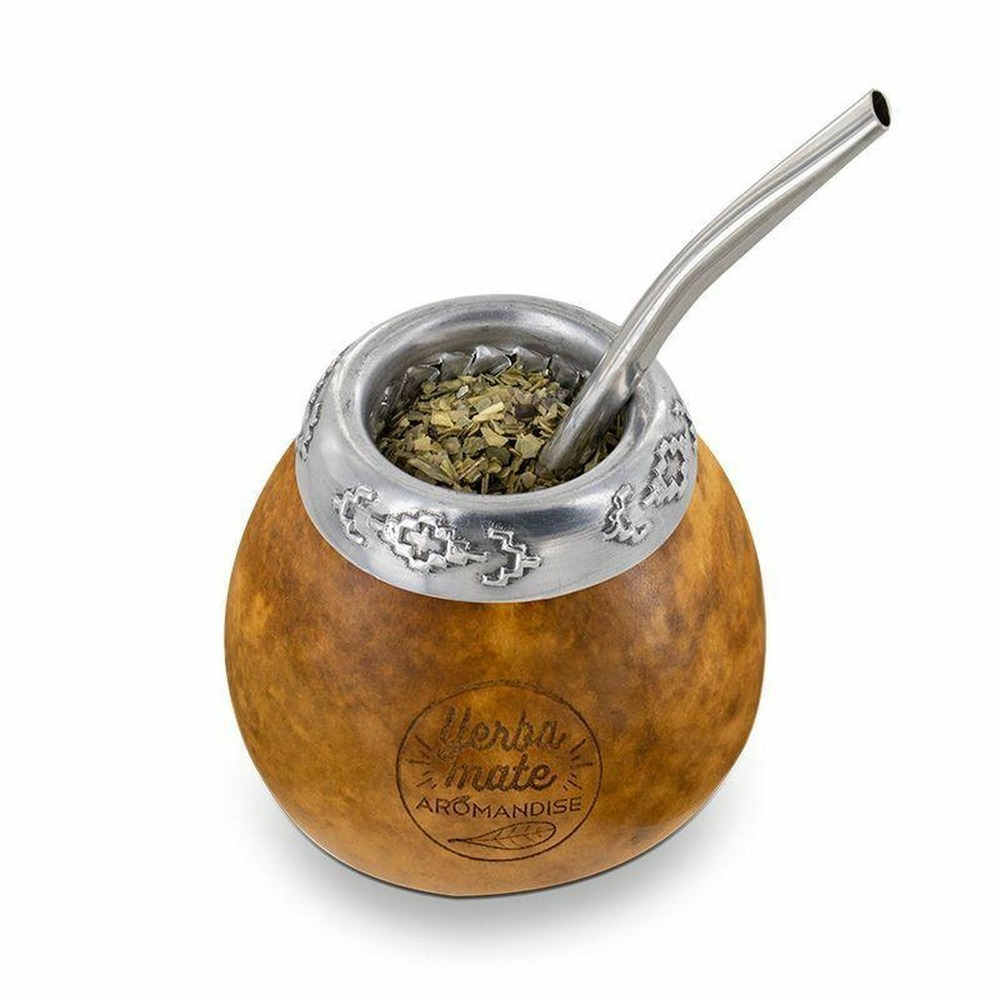 2 calebasses et bombillas pour maté