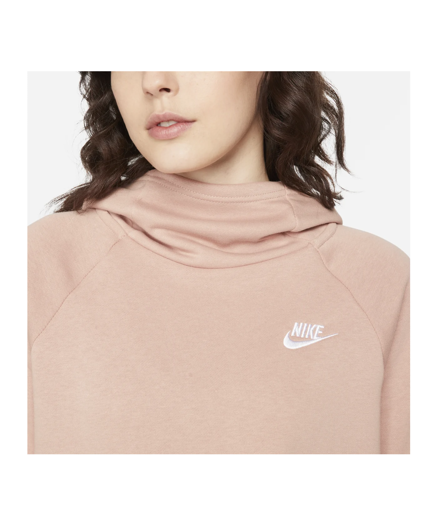 Nike Essential Hoody Damen Rosa Weiss F609