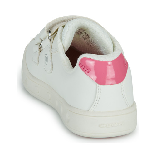 Geox - J SKYLIN GIRL - Blanc / Rose