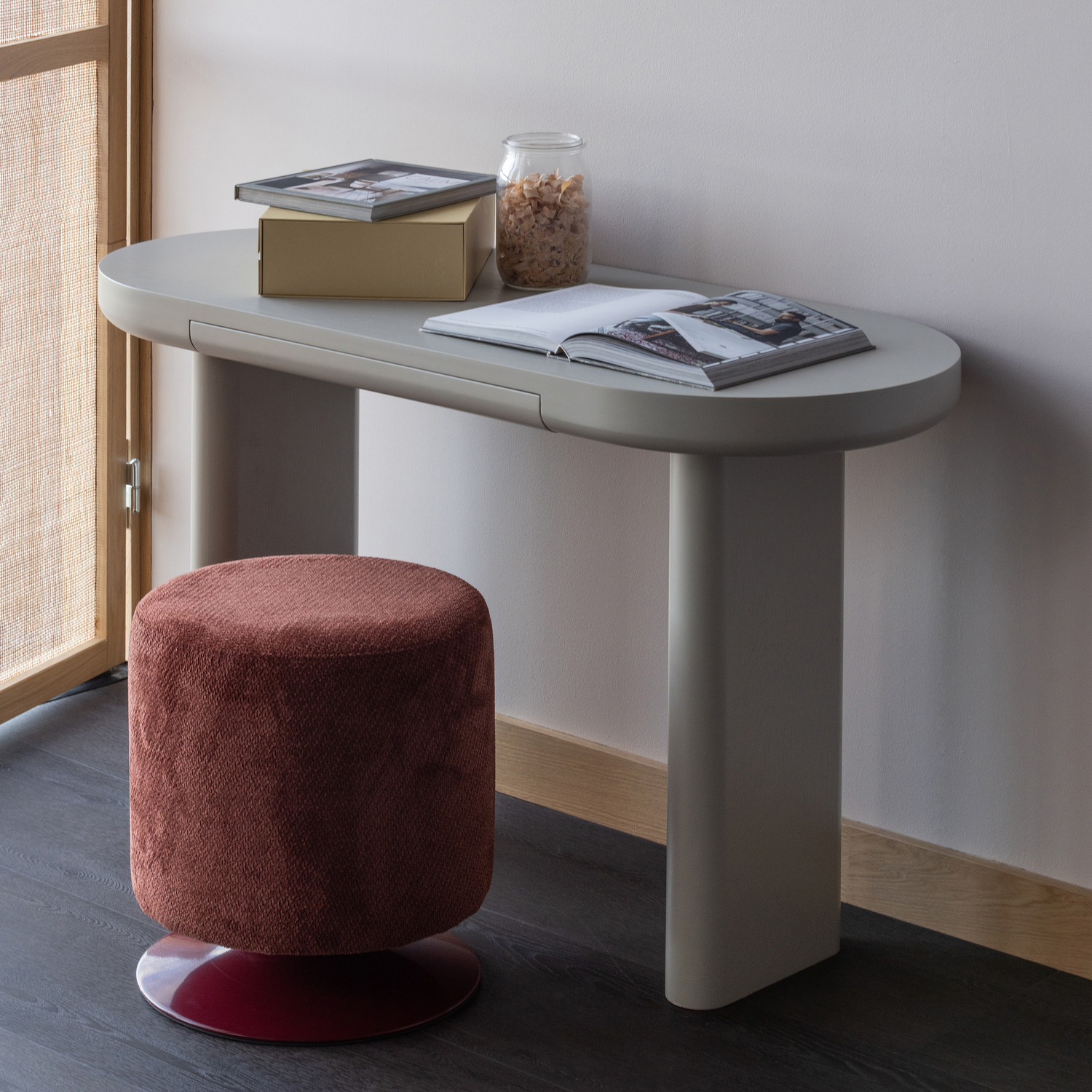 WOOOD Mael Bureau - Fineer - Dust - 75x120x50