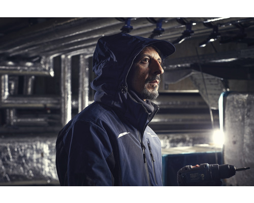 Winter softshelljack Hammer Workwear blauw maat XXXL