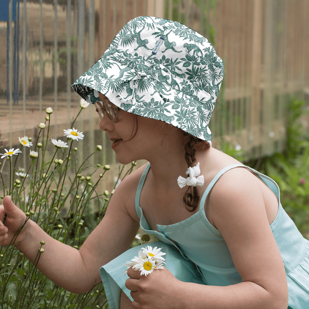 Chapeau De Soleil Enfant Jungle Vintage