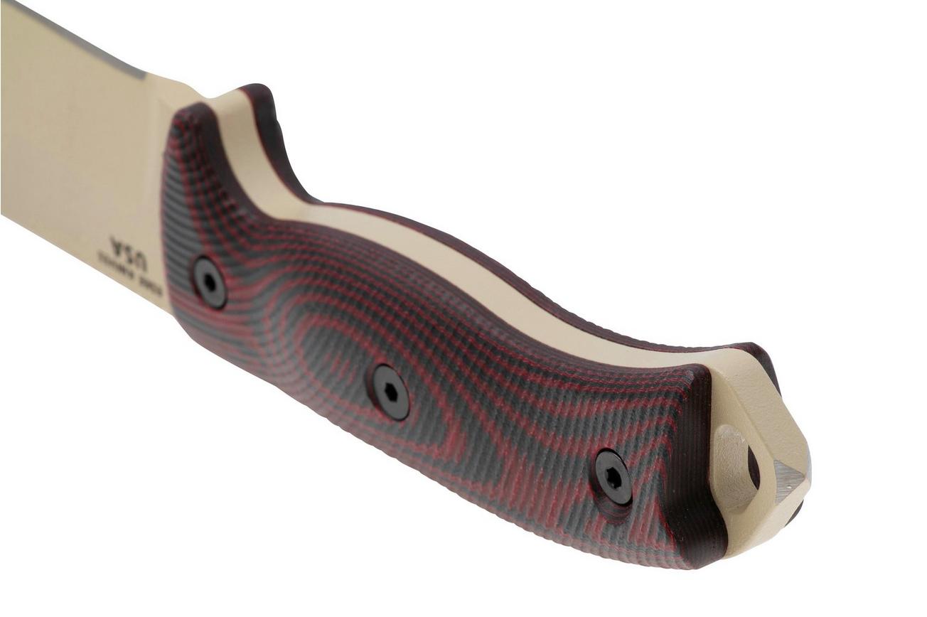 ESEE Model 5 Desert Tan Blade 3D Blood-Black G10 survivalmes 5PDT-004 kydex schede   clip plate