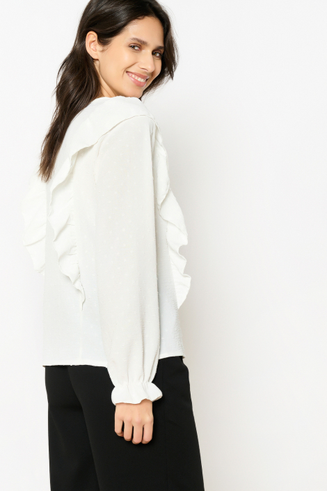 LolaLiza witte dames blouse