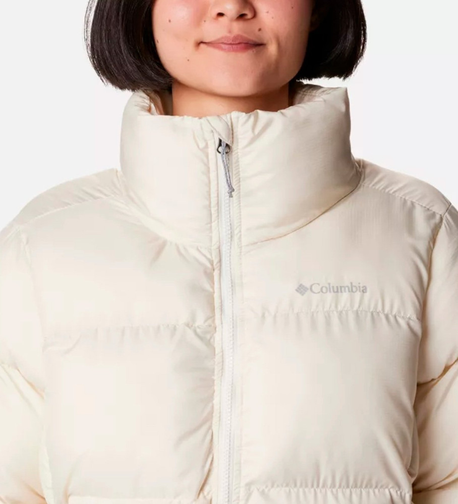 Jaqueta acolchoada Columbia Puffet, cor Off-White