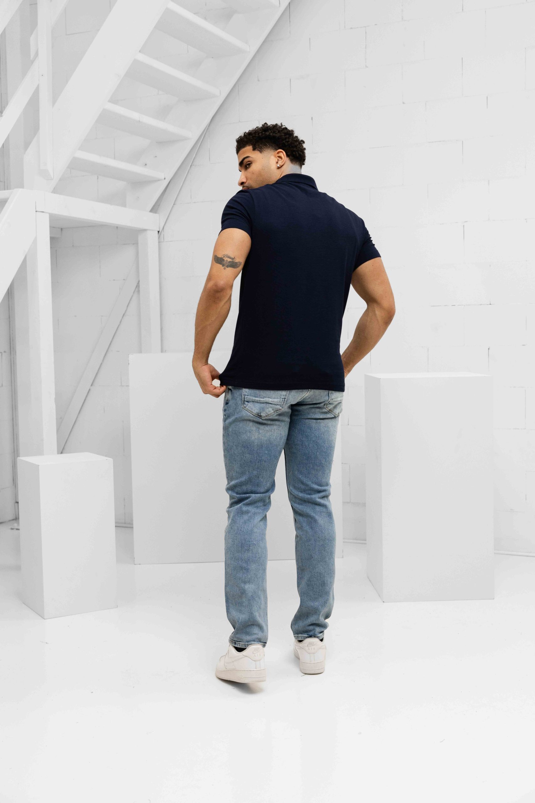 Lacoste Polo Heren Donkerblauw