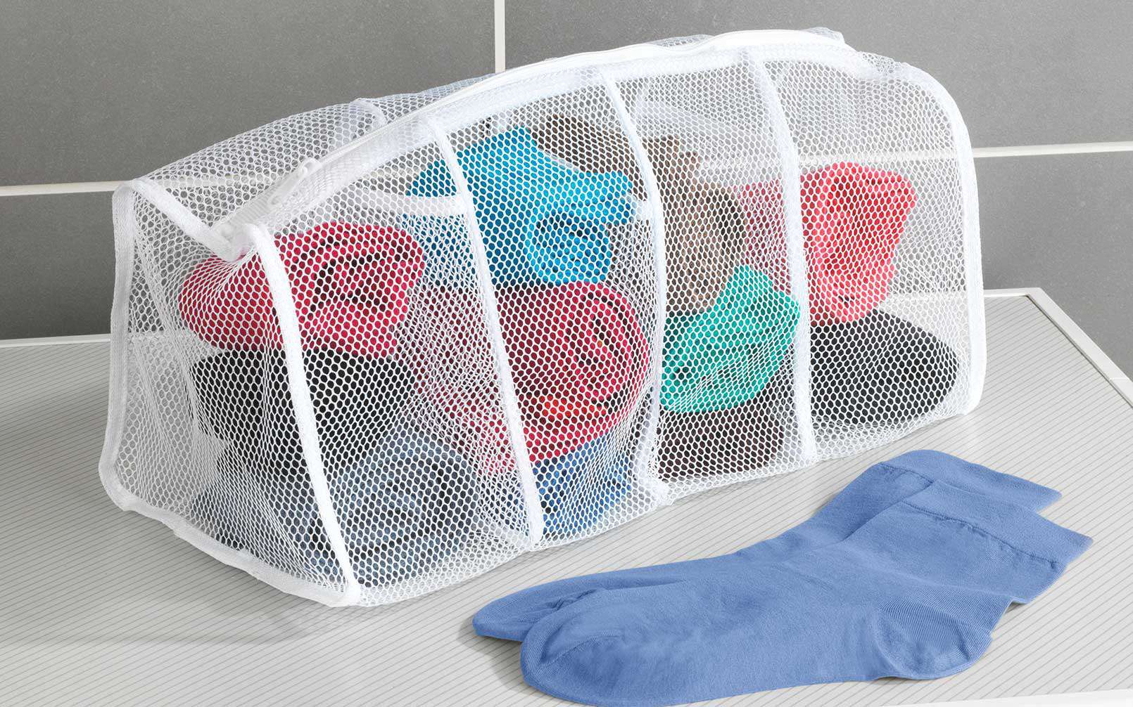 Berger Mesh Wäschebeutel 4 Fächer