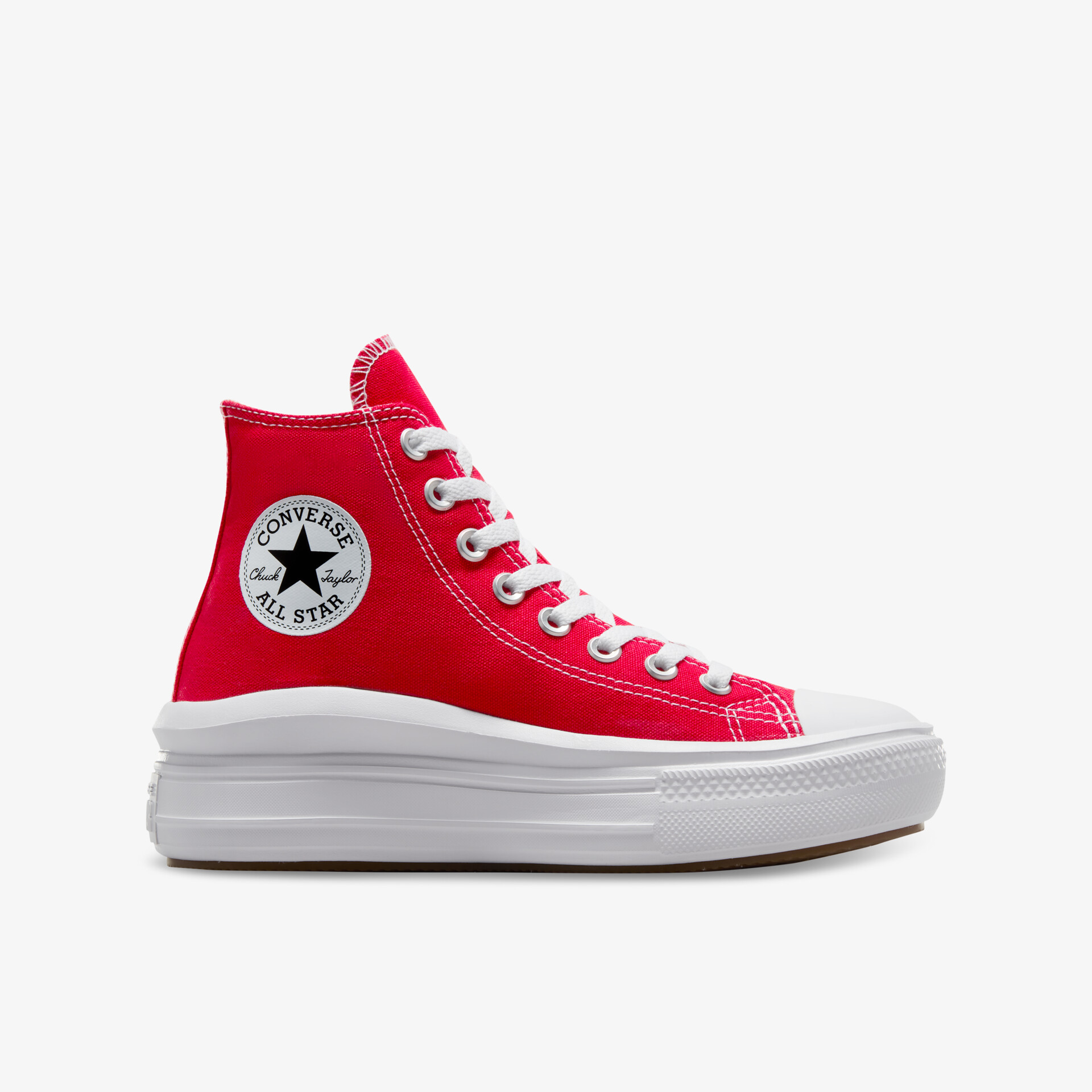 CONVERSE Unisex Plateau Sneaker rot