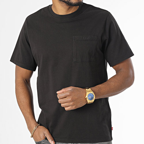 Tee Shirt Poche A3697 Noir