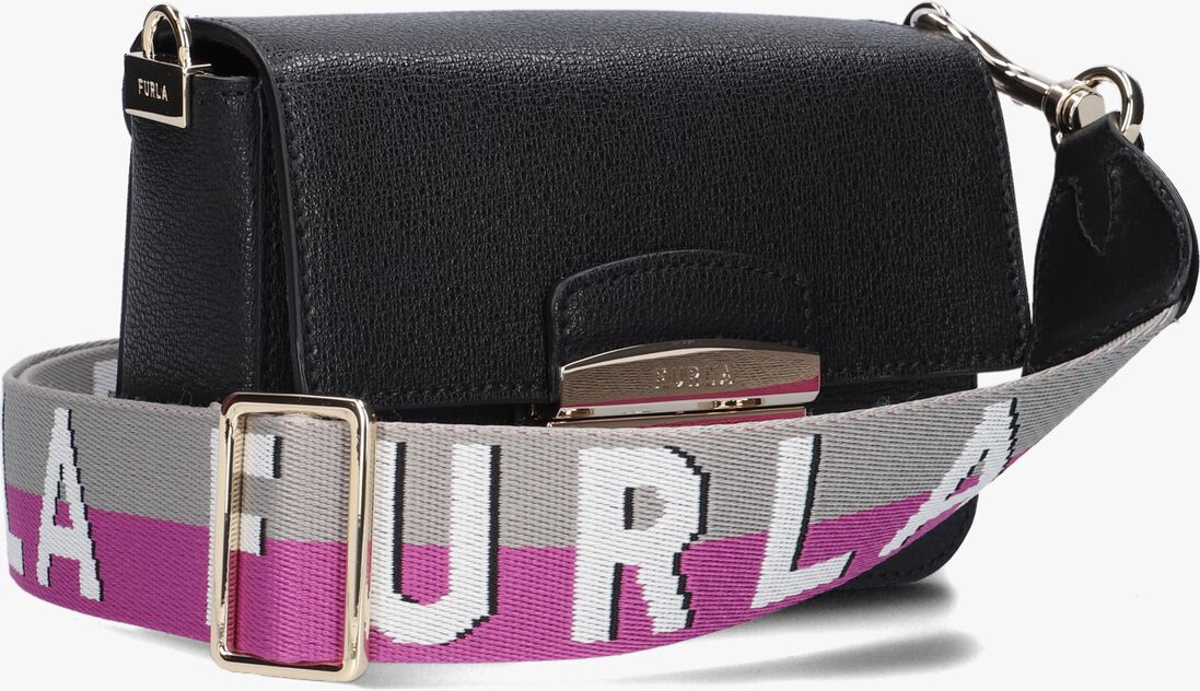 FURLA zwarte furla schoudertas metropolis mini c.body webbing