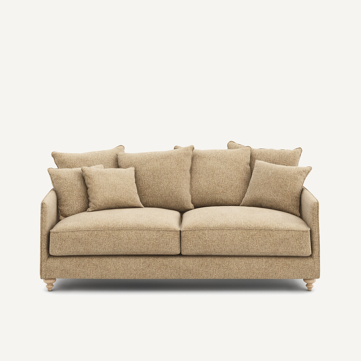 AM.PM<br>Sofá-cama de 3 lugares em algodão reforçado, Lazare