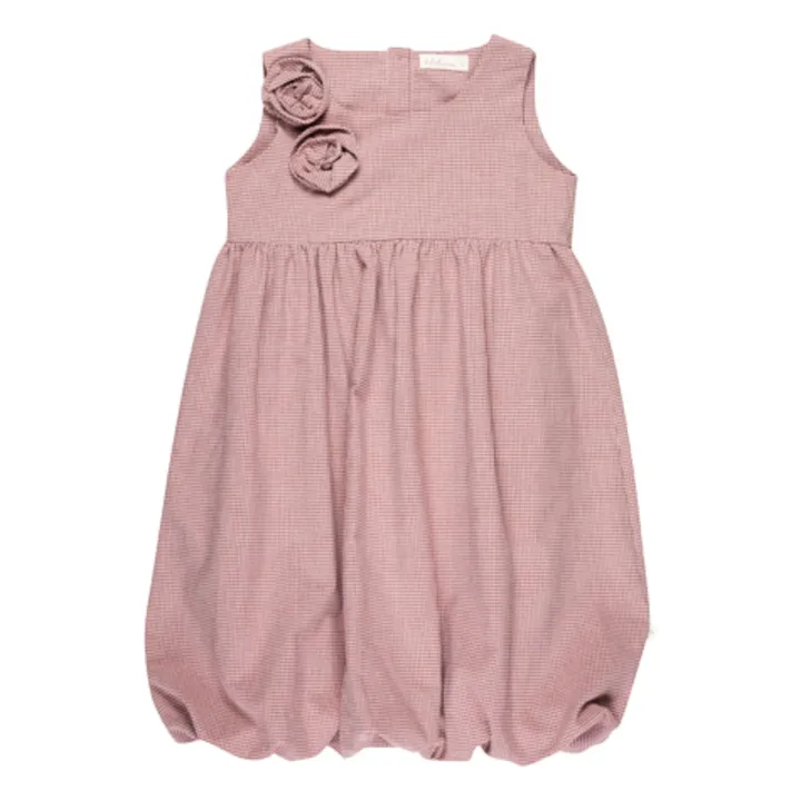 Lilinoa Robe Lucette à Carreaux | Aubergine