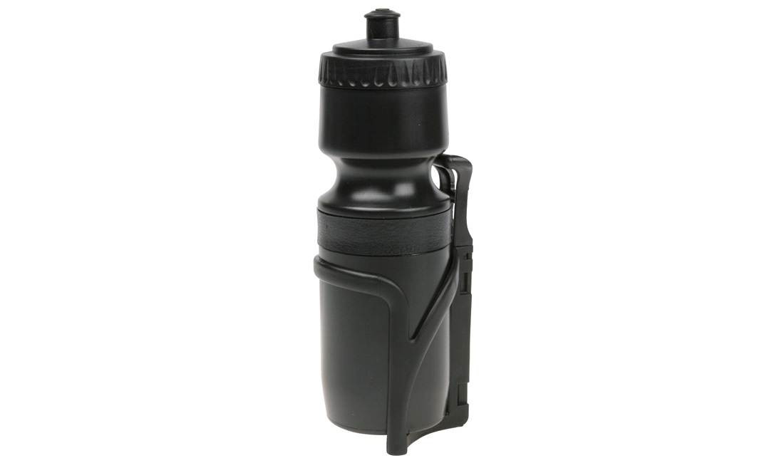 Flaskeholder, plast, sort