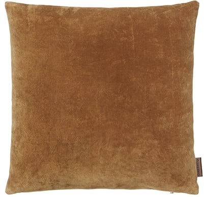 Cozy Living  Velvet Soft pyntepude, Cumin - 50x50 cm.