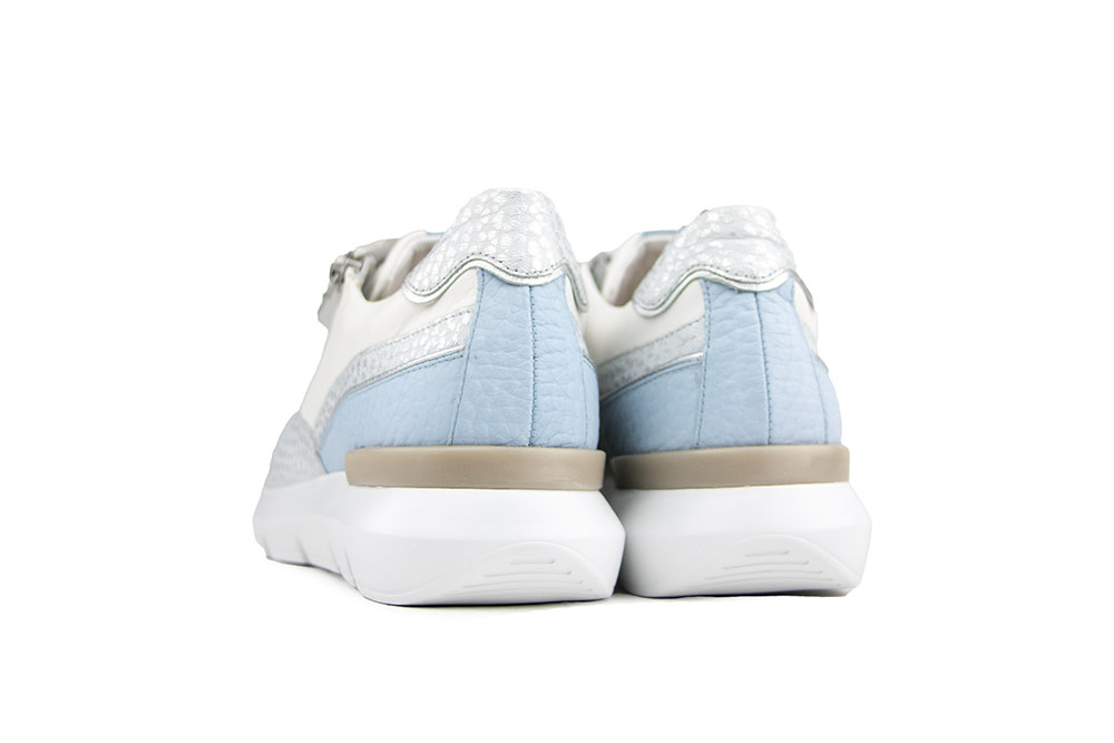 Hassia Sneaker Silver Sky Shinygrain Bordeaux