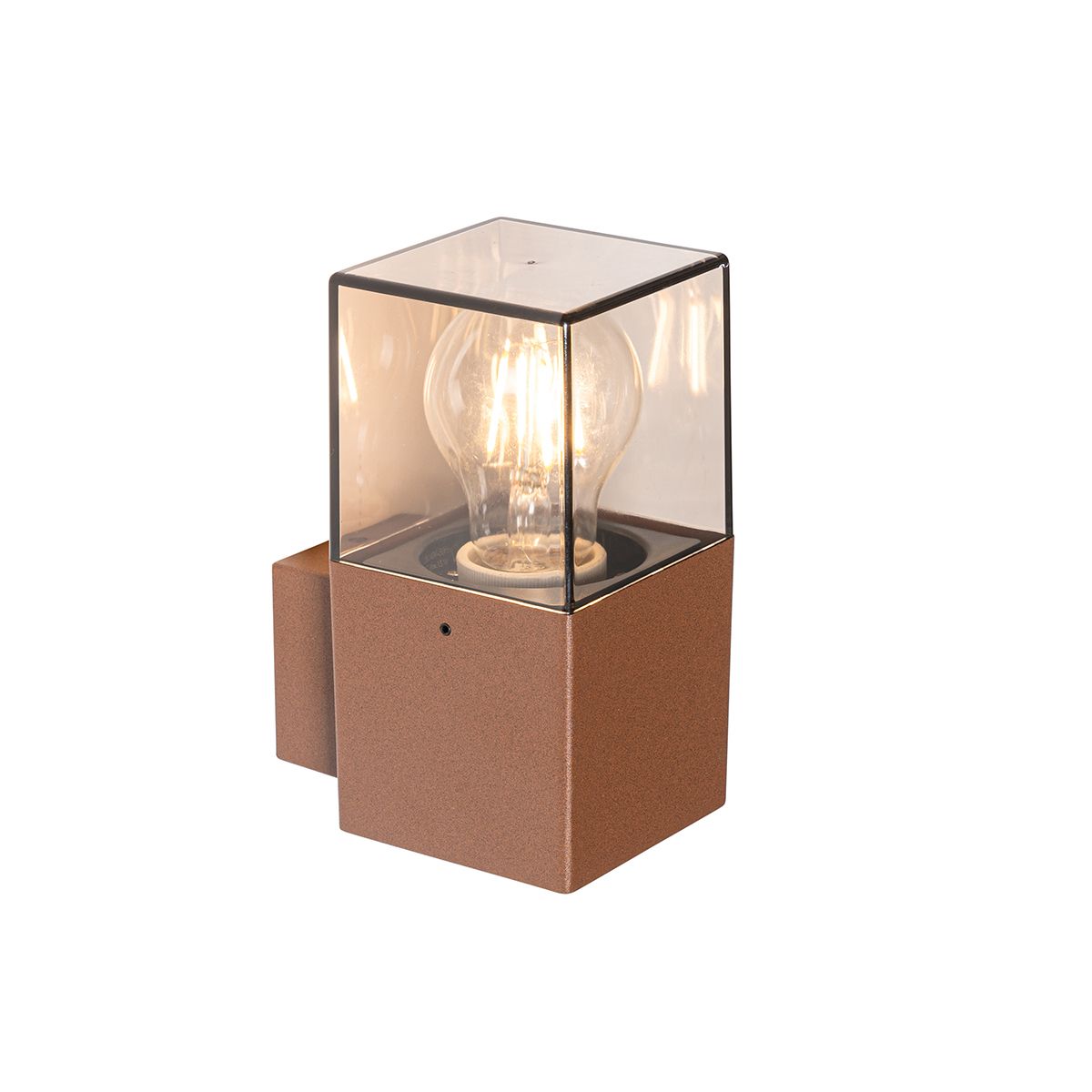 Industriële buiten wandlamp roestbruin IP44 - Denmark