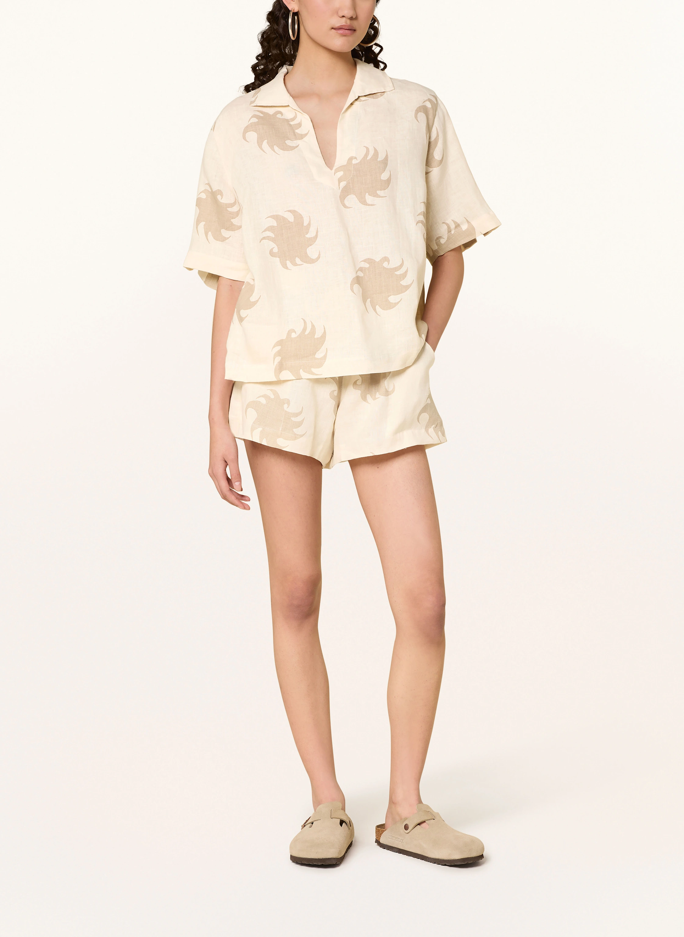 OAS Leinen-Shorts HAZEL AMBER DRIZZLE